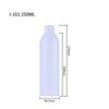 Venta al por mayor de botellas de plástico extruido de PE de 50 ml, pegamento de gota horizontal en el hombro, embalaje transparente, botellas de líquido selladas