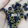 Linterna de anillo caliente multicolor hebilla de piña pulsera tejida a mano accesorios de cuerda nudo de hilo dorado joyería pequeña al por mayor