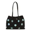 Bolsa de Bolinhas para Mulheres 2026 Nova Moda Primavera Super Popular Bolsa de Ombro Grande Capacidade Bolsa Tote para o Dia a Dia Bolsa de Braço