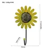Gancho de Hierro Pintado Vintage de Girasol Decoración de Pared Estilo Americano Gancho para Abrigos Entrada Baño Gancho de Pared para Llaves