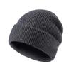 Chapéu de Lã Pura Outono e Inverno Chapéu de Tricô de Camada Dupla para Homens e Mulheres Meia-idade e Idosos Chapéu de Lã Quente Baotou Chapéu para Frio Atacado