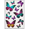 Pegatinas de Tatuaje de Mariposa Estilo Celebridad de Internet, Pegatinas de Mariposa Coloridas Impermeables y de Larga Duración, Pegatinas de Tatuaje de Decoración de Maquillaje Facial para Fiestas