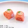 Nuevo Pastel de Sándwich de Crema de Fruta Artificial Accesorios de Resina Colgante Hecho a Mano DIY Accesorios para el Cabello Hebilla de Zapato Belleza