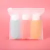 Botella Dispensadora de Crema Portátil para Viaje Botella de Muestra de Loción Tipo Apriete Champú Gel de Ducha Producto para el Cuidado de la Piel Botella de Maquillaje
