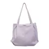 Bolsa Feminina de Ombro Único 2026 Nova Verão Grande Capacidade Bolsa de Lona Estilo Coreano Estilo Preguiçoso Bolsa Tote para Trabalho e Dia a Dia