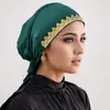Gorro de Atar de Color Sólido de Moda Más Vendido, Pañuelo para la Cabeza con Pedrería de Moda y Único, Disponible en Múltiples Colores, Pañuelo para Cubrir el Cabello para Mujeres