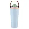 Modelo Nuevo 30 Taza Portátil Acero Inoxidable 304 Doble Uso Aislada al Vacío Térmica y Conserva el Frío Boca Grande para Coche y Exterior Taza de Agua con Logo