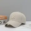 Nova boné de beisebol de algodão de alta qualidade etiqueta adesiva R cor sólida proteção solar chapéu de aba de pato masculino casual chapéu de sol para crianças