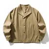 Trench coat curto estilo retro old money britânico Rumei para homens, jaqueta casual solta para o dia a dia com efeito de caimento, peça externa moderna