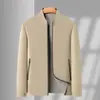 Jaquetas de Primavera 2025 Estilo Novo para Homens de Meia-Idade, Roupas de Exterior Casuais para Homens de 40-50 Anos, Jaquetas Estilo Pai, Atacado