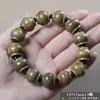 Pulsera de Sándalo Verde Añejo Argentino al por Mayor para Hombres y Mujeres, Joyería de Madera Cultural y Artística, Fábrica de Cuentas de Oración de Mano