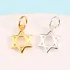 Accesorios para colgantes de joyería de plata s925, estrella de cinco puntas, estrella de seis puntas, accesorios para colgantes, material de cuentas DIY