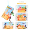 Amazon Libro de Tela para Bebé Papel Sonoro No se Puede Rasgar Libro de Tela en Inglés Educación Temprana Cognición Infantil Se Puede Morder Libro de Palma