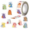 500 Hojas/Rollo Cinta Transfronteriza Punto Caliente Dinosaurio Diario de Recompensas Material Sello de Sobre Decorativo Venta al por Mayor Disponible