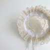 Sombrero de Verano Fino Transpirable con Protección Solar Qiunan para Niñas Sombrero de Palacio para Bebé Sombrero de Pescador para Bebé