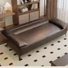 Sofá cama resistente a arañazos de gato, una pieza versátil para apartamentos pequeños, un sofá cama plegable adecuado para propiedades de alquiler, un sofá cama de tres plazas con un diseño minimalista