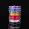 Hilo Elástico Mini de Colores, Cordón de Alta Elasticidad y Resistente al Desgaste para Tejido Hecho a Mano DIY, Fabricación de Joyería y Cuentas