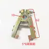 Portacepillos de Carbón para Motor Ensamblaje de Portacepillos de Carbón Soporte Universal en Espiga Forma de V Portacepillos Anillo Deslizante de Cepillo de Alta Potencia Anillo Conductor