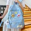 Nueva mochila escolar japonesa de alto valor para estudiantes universitarios, bonita, de gran capacidad, suave, para niñas, mochila para todas las combinaciones.
