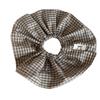 Scrunchie Rosa Laço Doce Tecido Xadrez Elástico de Cabelo para Mulheres Corda de Cabelo de Menina Vintage Acessório de Cabelo Faixa de Cabeça Ornamento de Cabelo