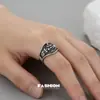 Anillo Pixiu 3D Original para Hombre, Anillo Minimalista Moderno y Único para Dedo Índice de Unicornio, Anillo de Moda y Creativo que Atrae la Riqueza