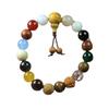 Pulsera Lingyin al por mayor de 18 Semillas Bodhi para Hombre y Mujer Pulsera para Pareja 18 Semillas Cuentas de Buda Pulsera Bodhi Duobao de 18 Semillas
