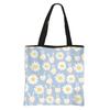 Bolsa de Mão Grande Capacidade Estilo Coreano Transfronteiriça Bolsa Tote Floral Bolsa de Ombro Bolsa de Poliéster Novo Modelo 2025