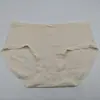 Calcinhas Femininas Tianmei Feitas de Algodão de Fibra Longa de Xinjiang, Forro 100% Algodão Antibacteriano 7A, Renda Ondulada, Cintura Média, Calcinhas Femininas Lisas