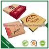 Fábrica de Shenzhen customizada descartável ondulada papel Kraft branco caixa de pizza tamanho caixa de pizza caixa de pizza