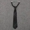 [Gris Carbón Pequeño] Tela Acabada Corbata de Uniforme JK Japonés Corbata Camisa Falda de Uniforme Escolar Lazo de Cuello