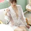 Bebé Xinqi lencería sexy transfronteriza encaje transparente tentación profundo V pijamas sexys al por mayor AliExpress 9122