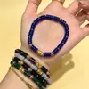 Área Cênica Pulseira de Vidro Sherpa Cinco Elementos Atacado Cinco Cores Tesouro Múltiplo Verde Vermelho Presente para Amigos Item Quente Xiaohongshu
