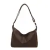 Bolsa de ombro de grande capacidade, moderna, estilo retrô para mulheres, perfeita para o dia a dia, com toque de alta qualidade, nova coleção primavera 2026, estilo coreano, design minimalista