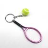 Llavero de tenis de simulación, regalo creativo, llavero de raqueta de tenis de plástico, llavero, llavero, bolso, adornos