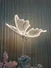 Nuevos Accesorios para Bodas Luces de Mariposa Luminosas Alas Guía de Camino Escenario T Decoración de Salón de Bodas Adornos Colgantes del Techo Arreglo