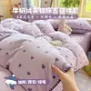 2026 Nuevo Juego de Cama Acolchado con Borde de Piel de Leche de Alto Peso Cuatro Piezas (Recomendación de artículo popular)