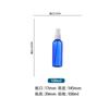 17 boca 20/30/50/60/100ml botella de spray azul oscuro para el hogar sub-embalaje botella de spray hidratante cosmético