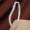 Pulseira Ondulada Geométrica Irregular de Design Criativo, Moderna e Versátil, Cravejada com Zircônia, Exclusivamente para Vendas Transfronteiriças, Direto do Fabricante