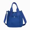 Bolsa de Lona Estilo Preguiçoso Japonês e Coreano Grande Capacidade Bolsa Tiracolo Bolsa de Ombro Transversal Feminina Estudante Universitária Bolsa de Mão para Aula Tendência