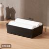 Caja de Almacenamiento de Escritorio para el Hogar, Gabinete de Cocina, Cesta Organizadora para Artículos Varios, Caja de Plástico para Cosméticos y Snacks con Tapa