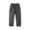 26 Pantalones de Trabajo Lavados Estilo Japonés Primavera/Verano, Pantalones de Trabajo Rectos Holgados, Pantalones de Trabajo Unisex Modernos con Cordón