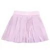 Saia Esportiva Curta de Novo Estilo para Mulheres, Casual ao Ar Livre Anti-Exposição Tênis Esportes Fitness Corrida Plissada Elegante Shorts de Yoga