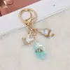 Nuevo Artículo de Venta Caliente Transfronterizo, Creativo y Personalizado, Llavero Colgante de Caracola Marina Simulada, Estrella de Mar y Estrella de Cinco Puntas, Colgante para Bolso
