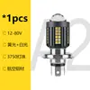 Luz de Motocicleta, Farol de Luz Forte, Lâmpada LED de Garra Dupla e Garra Tripla, Luz Laser 12V, Modelo Universal 12-80V, 360 Graus