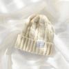 2022 novo chapéu de tricô feminino de lã outono e inverno chapéu versátil estilo coreano circunferência da cabeça grande tendência do Instagram que afina o rosto pequeno