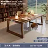 Escritorio Doble de Madera Maciza Mesa de Estudio Librero Integrado Sala de Estar del Hogar Mesa Grande Escritorio de Oficina para Computadora Banco de Trabajo