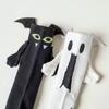 Calcetines Tubo Estilo Ins Europeo y Americano de Calabaza Halloween Creativos Tomados de la Mano Lindo Divertido Bordado Mano Pequeña Esqueleto Gente