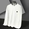 Sudadera Casual Redonda Popular para Hombre Otoño e Invierno 2025 Venta Directa de Fábrica Camiseta Térmica Redonda para Hombre Una Pieza Dropshipping