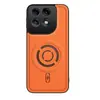 Adequado para moto edge 70max, capa de celular com carregamento magnético em tecido tecnológico, capa protetora com textura de couro exclusiva