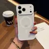 Capa de Celular Sem Moldura Adequada para Iphone17Promax com Dissipação de Calor e Sucção Magnética, Capa Respirável tipo Favo de Mel Anti-Queda para Apple 16 e 15